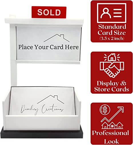 Business Card Holder-Display Your Own Personalized Business Cards