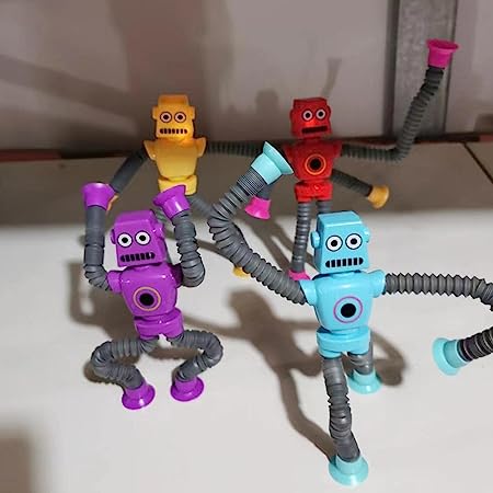 Suction Cup Pop Tube Robot