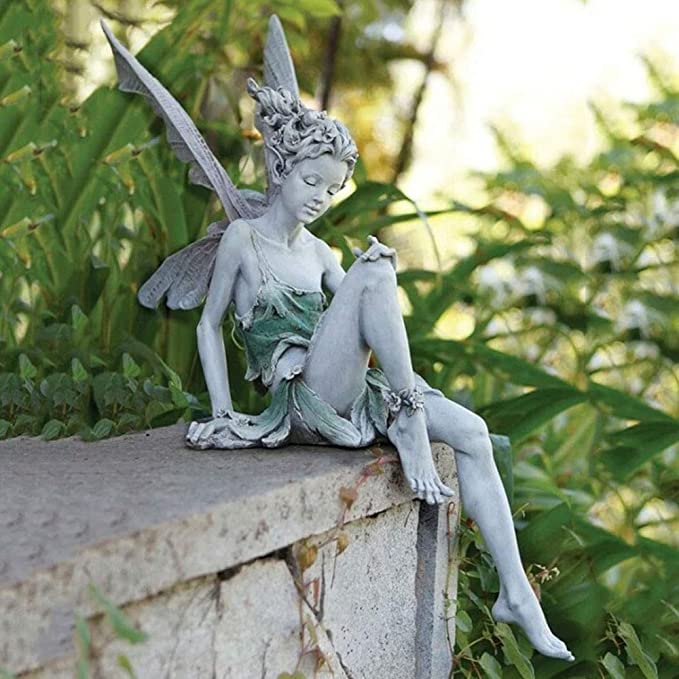 (🎁Mother's Day Hot Sale - 50%OFF🎁)Sitting Fairy Statue