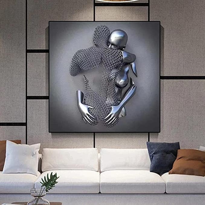 Love Heart Gray-3D Art Wall💝The most romantic way to express your love🥰