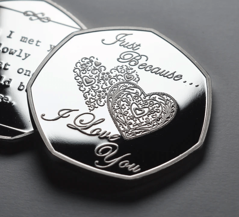 Brand New 'Just Because I Love You' Commemorative Coin