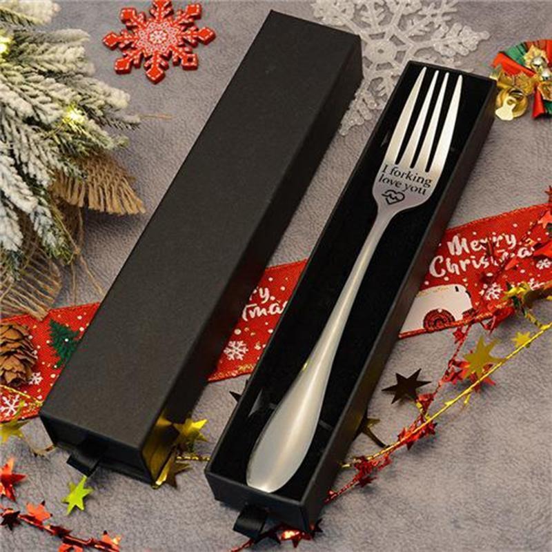 🍴 I Forking Love You Engraved Fork 