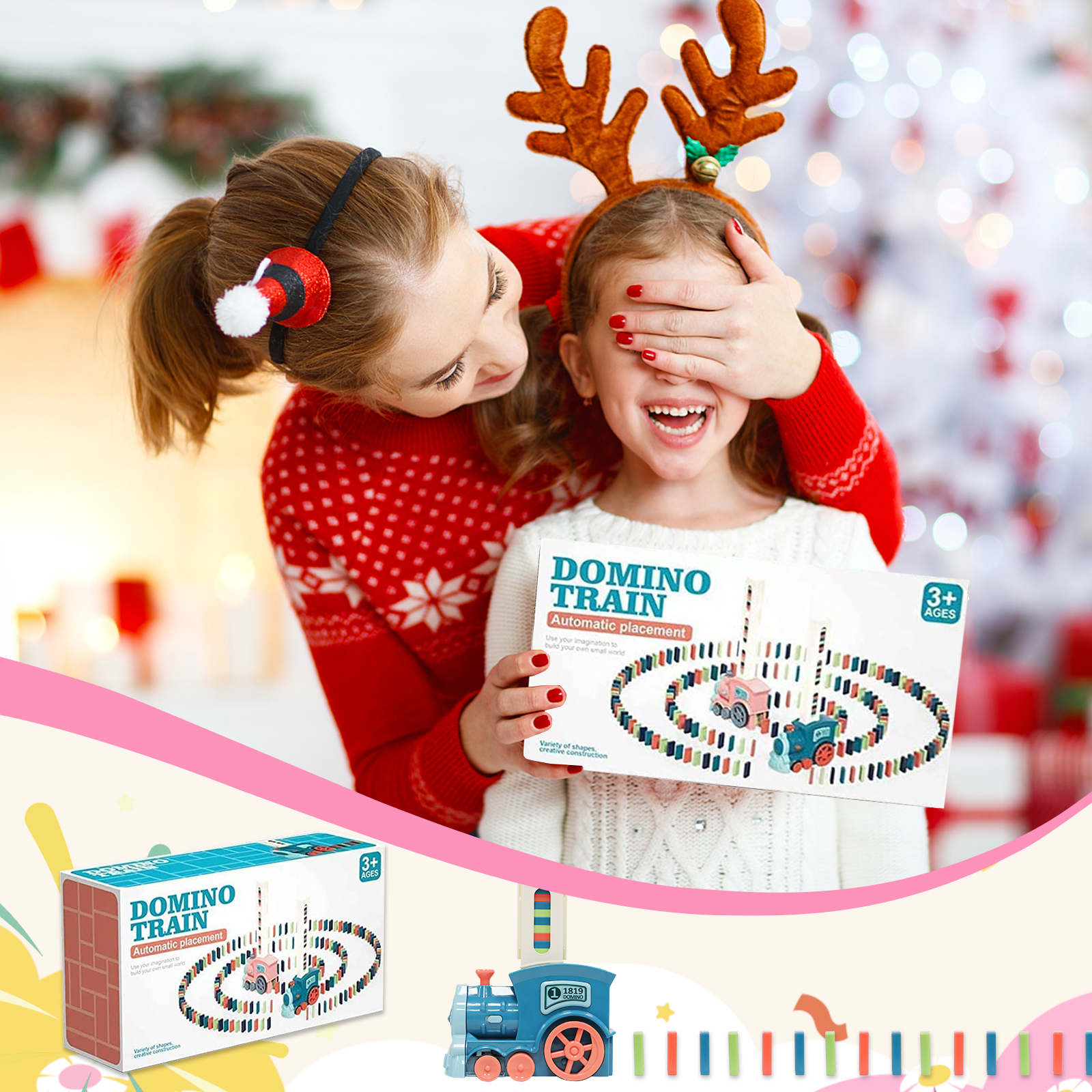 👶Dominoes Automatic Domino Train🔥