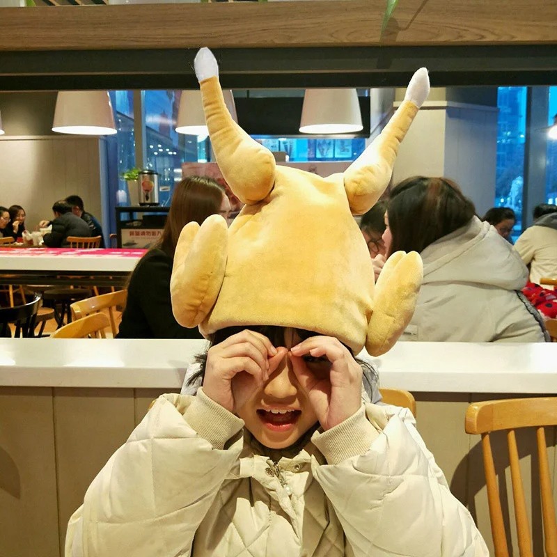 🔥Funny gifts🔥 Turkey Hat With Movable Legs
