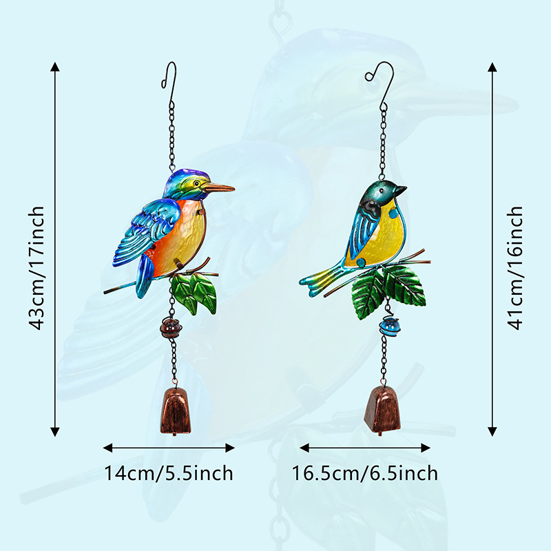 【Christmas Promotion 50% OFF】2 Pcs Bird Bell Wind Chimes