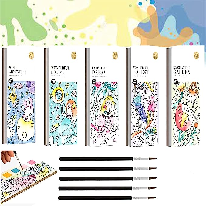 Pocket Watercolor Painting Book🎨