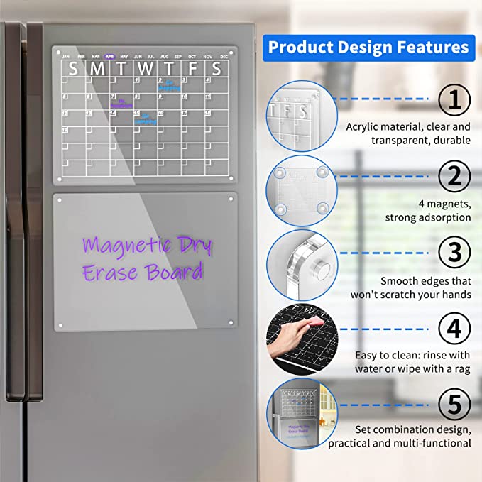 Magnetic Fridge Calendar📅