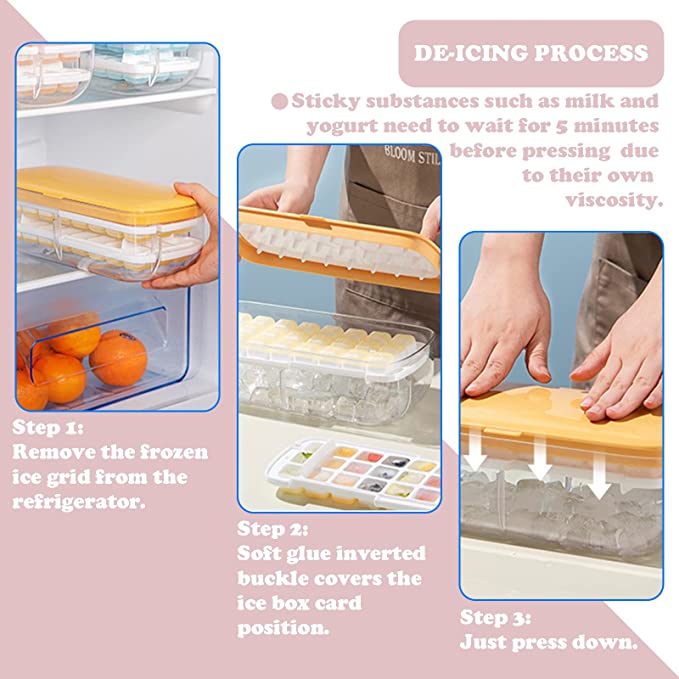Press type Ice Cube Maker