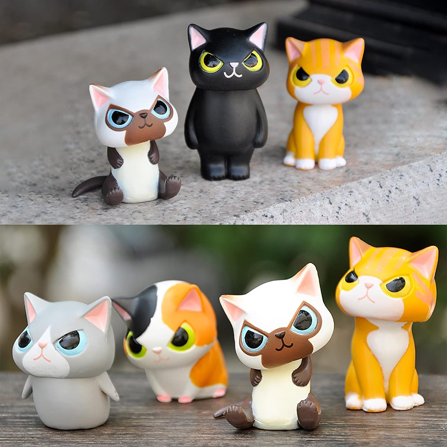 Disguised Cat Figutines
