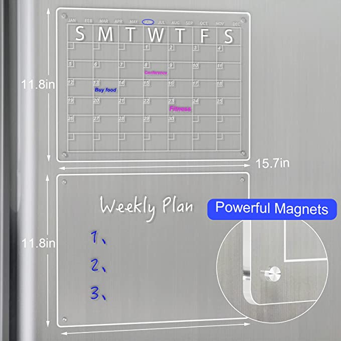 Magnetic Fridge Calendar📅