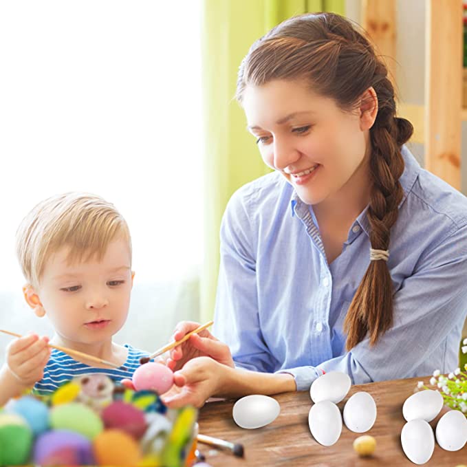 Free to draw Easter foam eggs