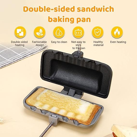 💥Double-sided Sandwich Baking Pan🥪😋✨