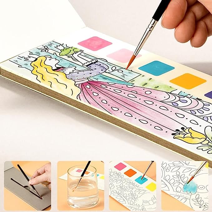Pocket Watercolor Painting Book🎨