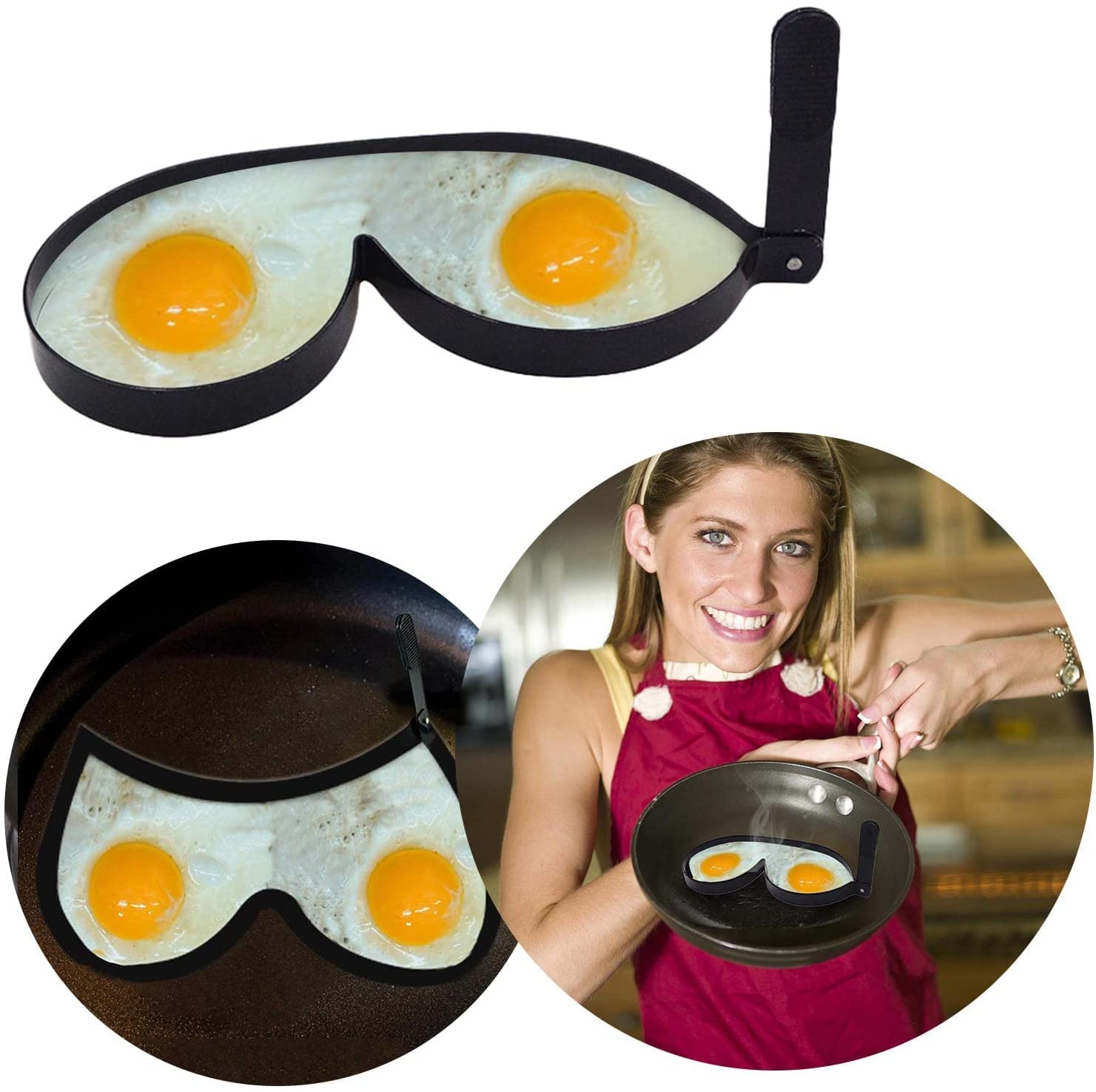 🍳 Non-Stick Egg Omelette Moulds 