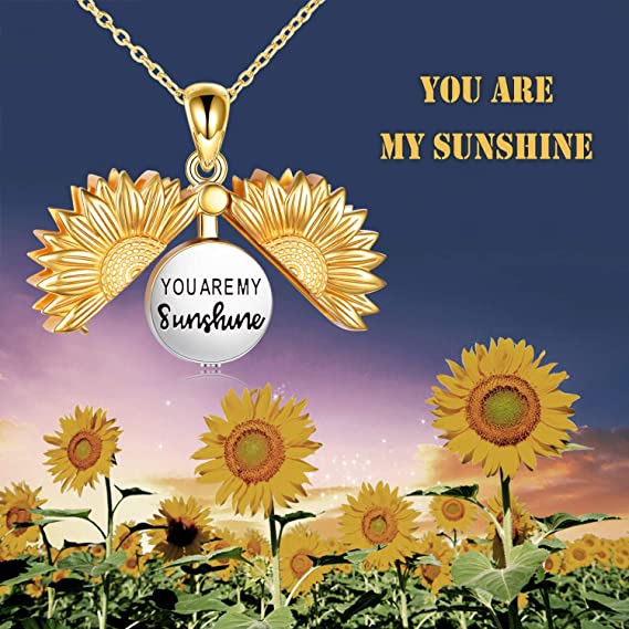 🌞"You Are My Sunshine" Sunflower Necklace🌻
