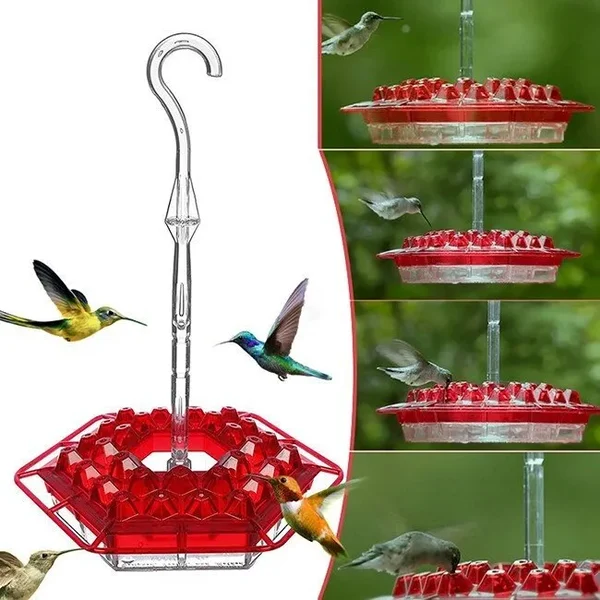 🐦HOT SALE🔥Hummingbird Feeder With Perch And Built-in Ant Moat