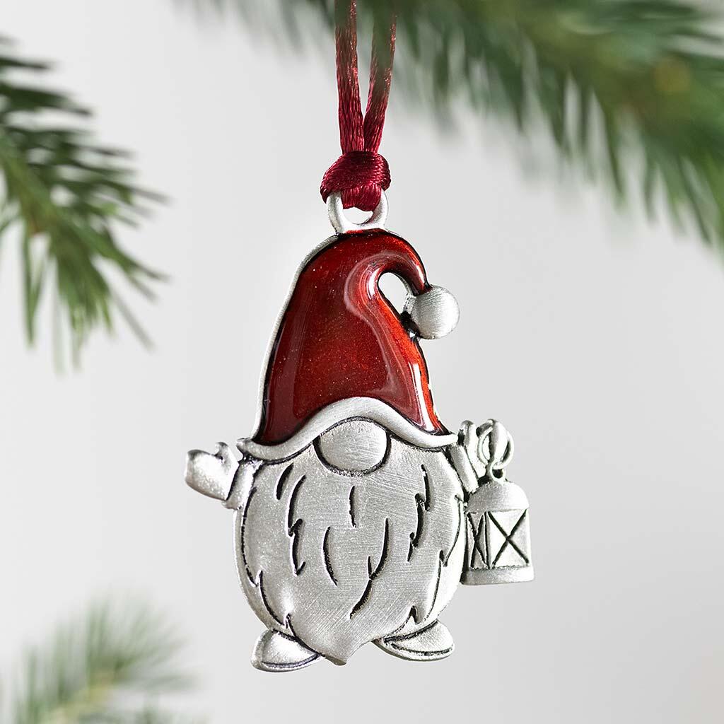 Solid Pewter Christmas Tree Ornament - BUY 5 FREE SHIPPING