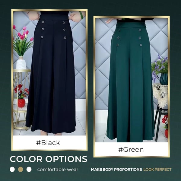🔥HOT SALE 40% OFF - Cool and Slim Stylish Pleated Wide-leg Pants