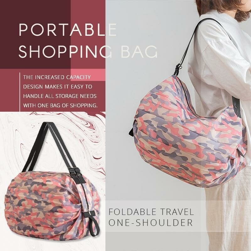 🔥(Early Mother's Day Sale - 50% OFF) Foldable Travel One-shoulder Portable Shopping Bag