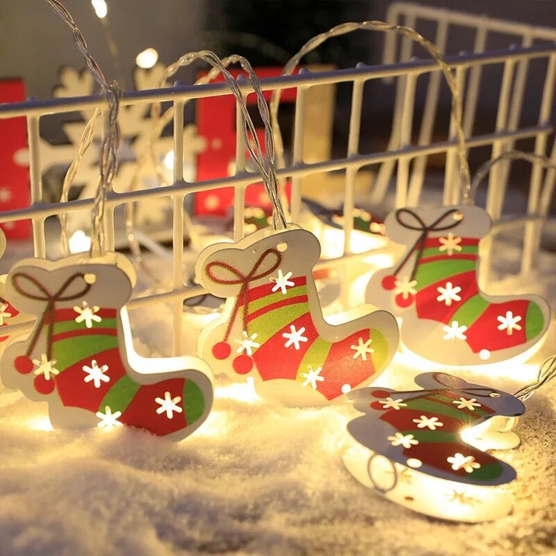 🎁2022 Christmas Iron Artwork LED String Lights Decoration🔥