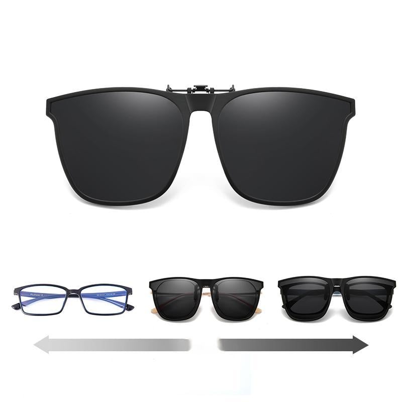 (🔥HOT SALE-40% OFF) New Polarized Clip-on Flip Up Sunglasses