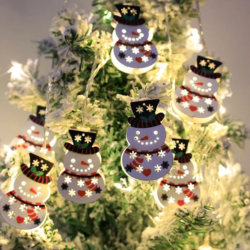 🎁2022 Christmas Iron Artwork LED String Lights Decoration🔥