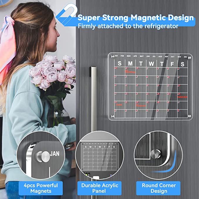 Magnetic Fridge Calendar📅