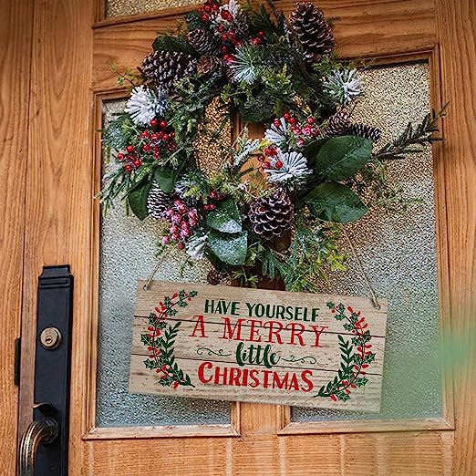  🎄Christmas Wooden Door Hanging Sign
