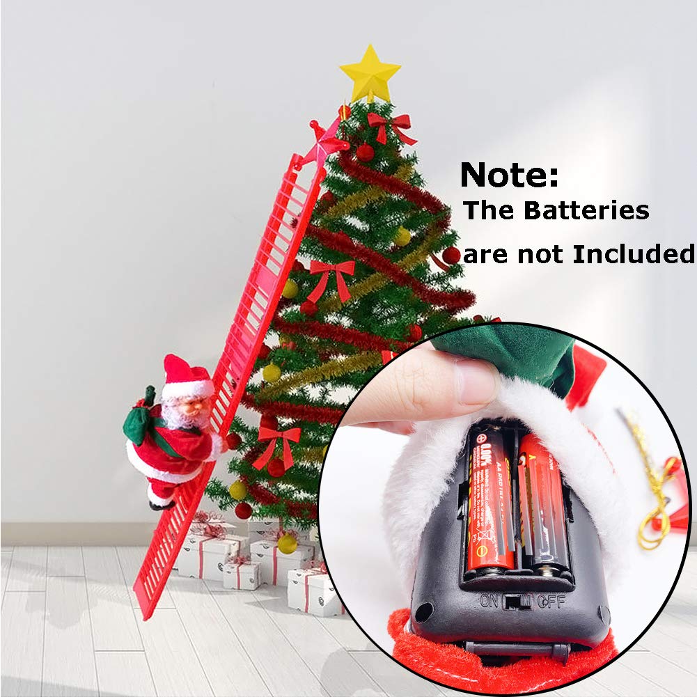 Electric Climbing Ladder Santa