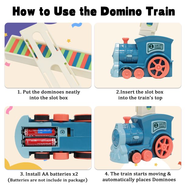 👶Dominoes Automatic Domino Train🔥