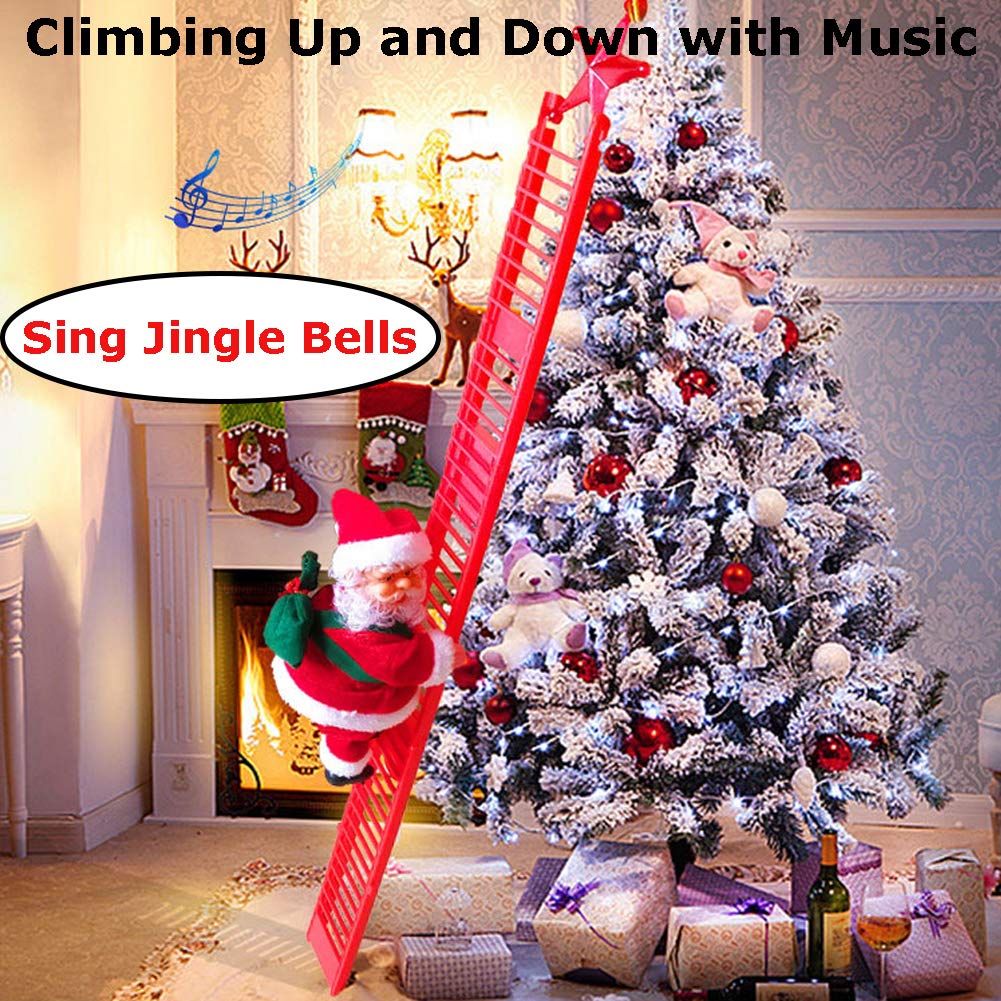 Electric Climbing Ladder Santa