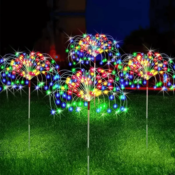 🔥 BIG SALE - 49% OFF 🔥🔥 Waterproof Solar Garden Fireworks Lamp
