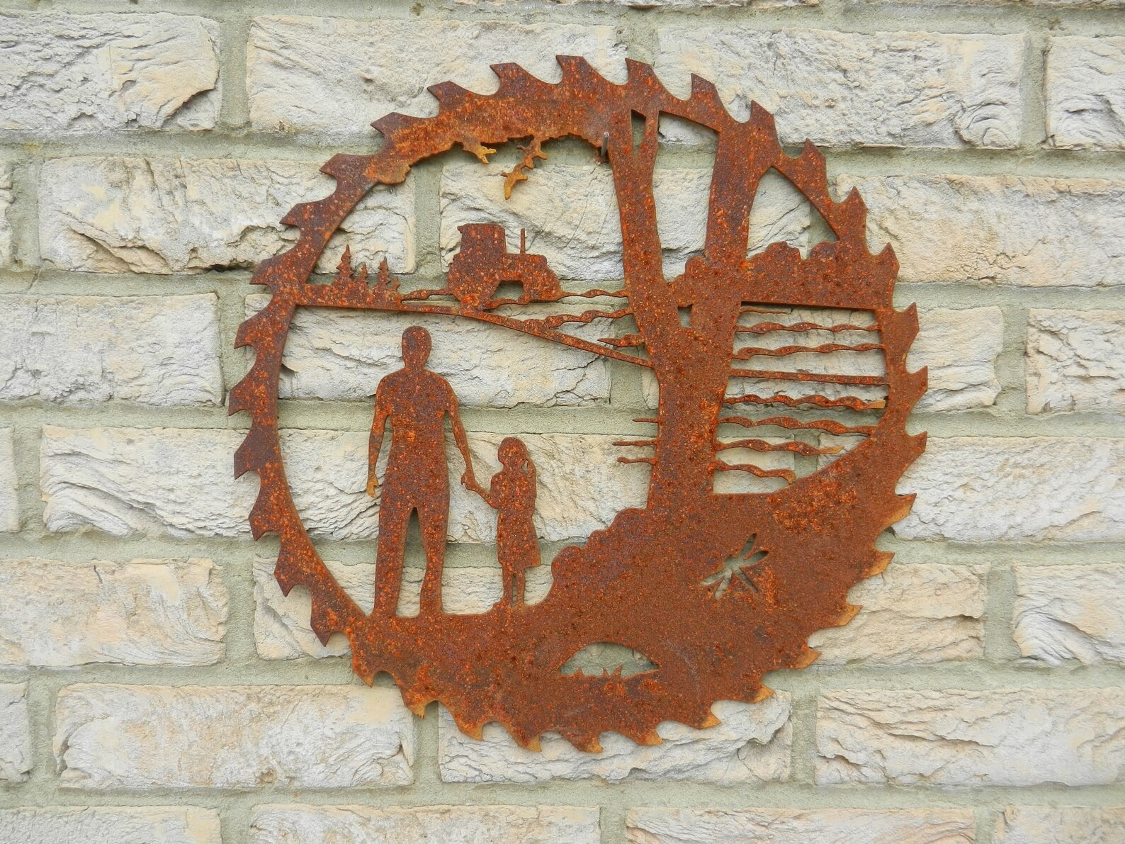 【Father's Day Best Gift】Metal Art Chainsaw 