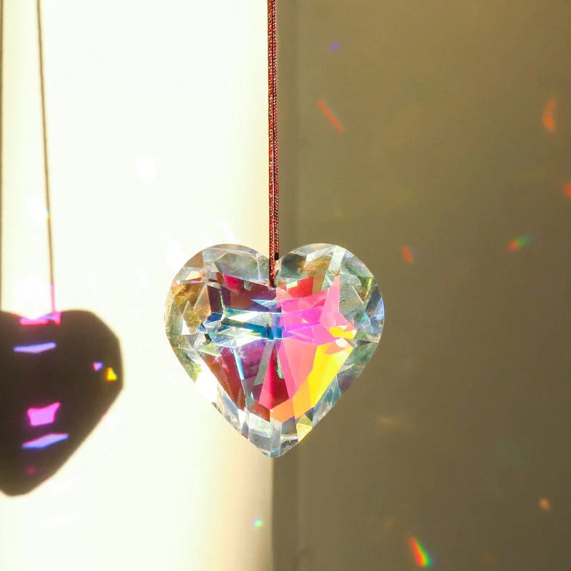 🔥HOT SALE-50% OFF🔥 Hanging Heart Suncatcher Prism Crafts