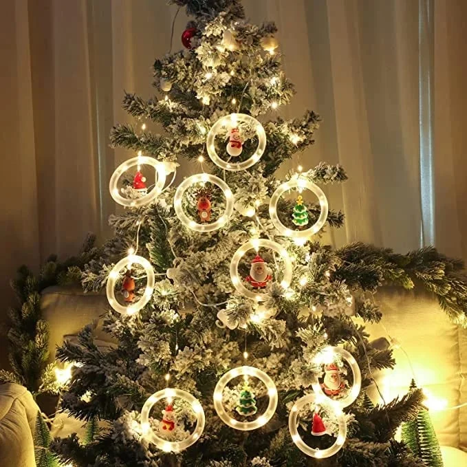 🎅Early Christmas HOT Sale-40% OFF - Christmas Decor Ring Lights