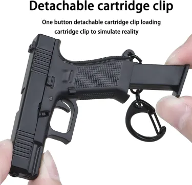 G17 Glock Mini Pistol Keychain