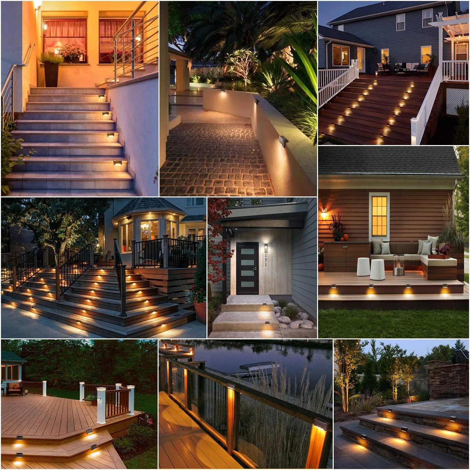 (🔥HOT SALE NOW - 40% OFF) Solar Deck Lights Outdoor