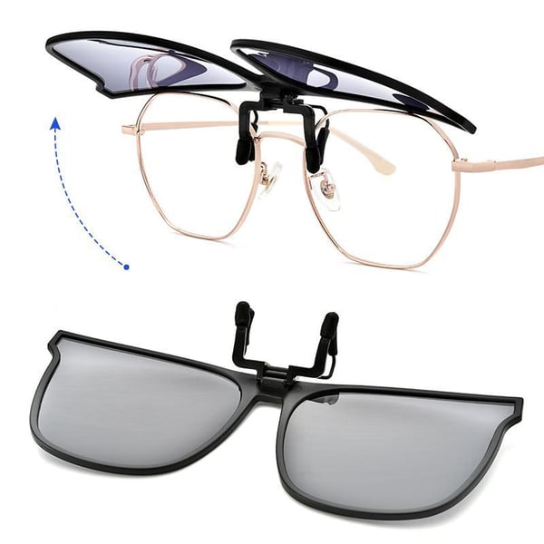 (🔥HOT SALE-40% OFF) New Polarized Clip-on Flip Up Sunglasses