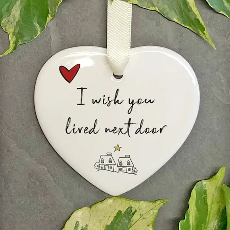 Christmas Heart Hanging Ornament🎅