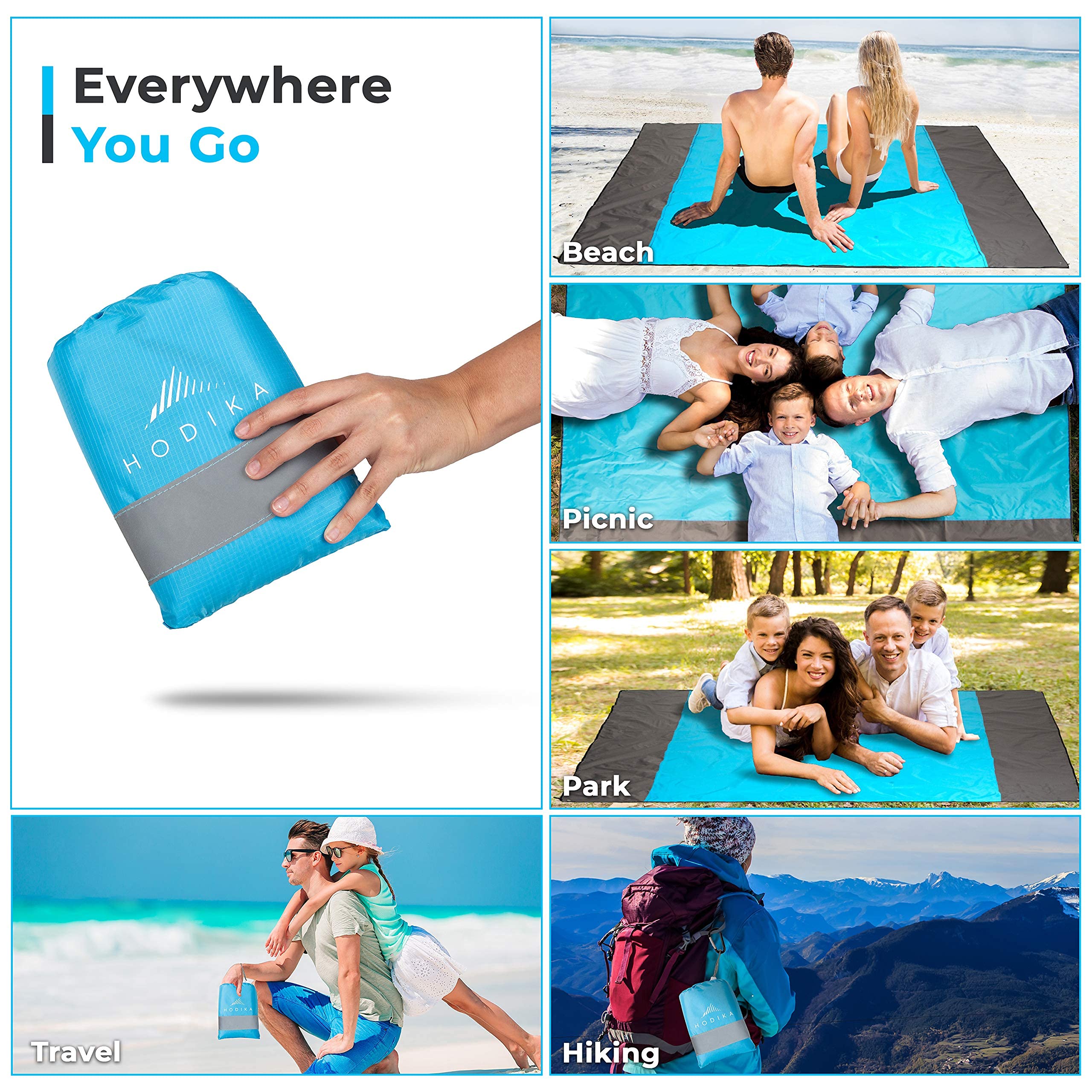 🔥SUMMER HOT SALE-Lightweight Sandproof Beach Blanket