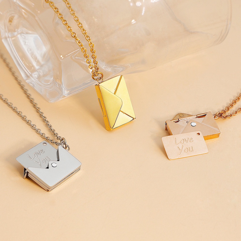 ✉️Envelope collarbone necklace✉️