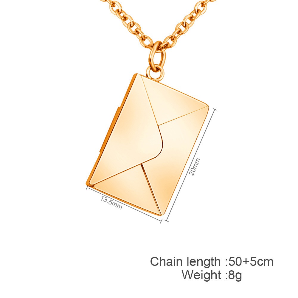 ✉️Envelope collarbone necklace✉️