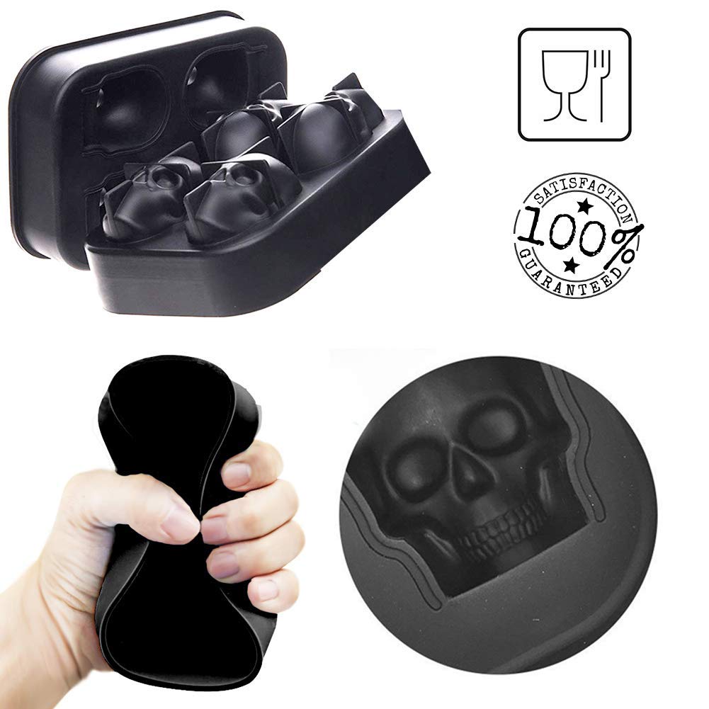 3D Skull Ice Tray Skull Silicone Moulds