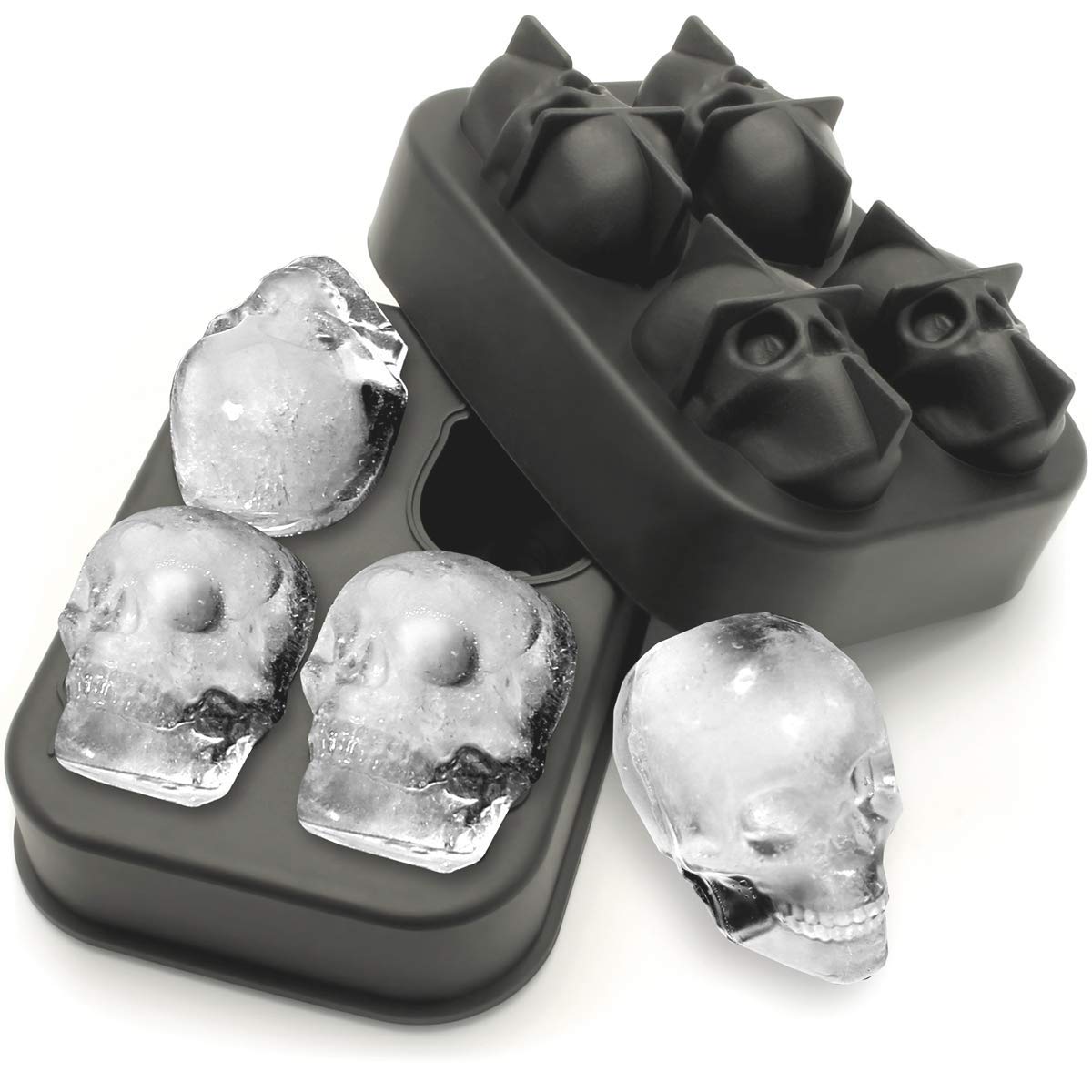 3D Skull Ice Tray Skull Silicone Moulds