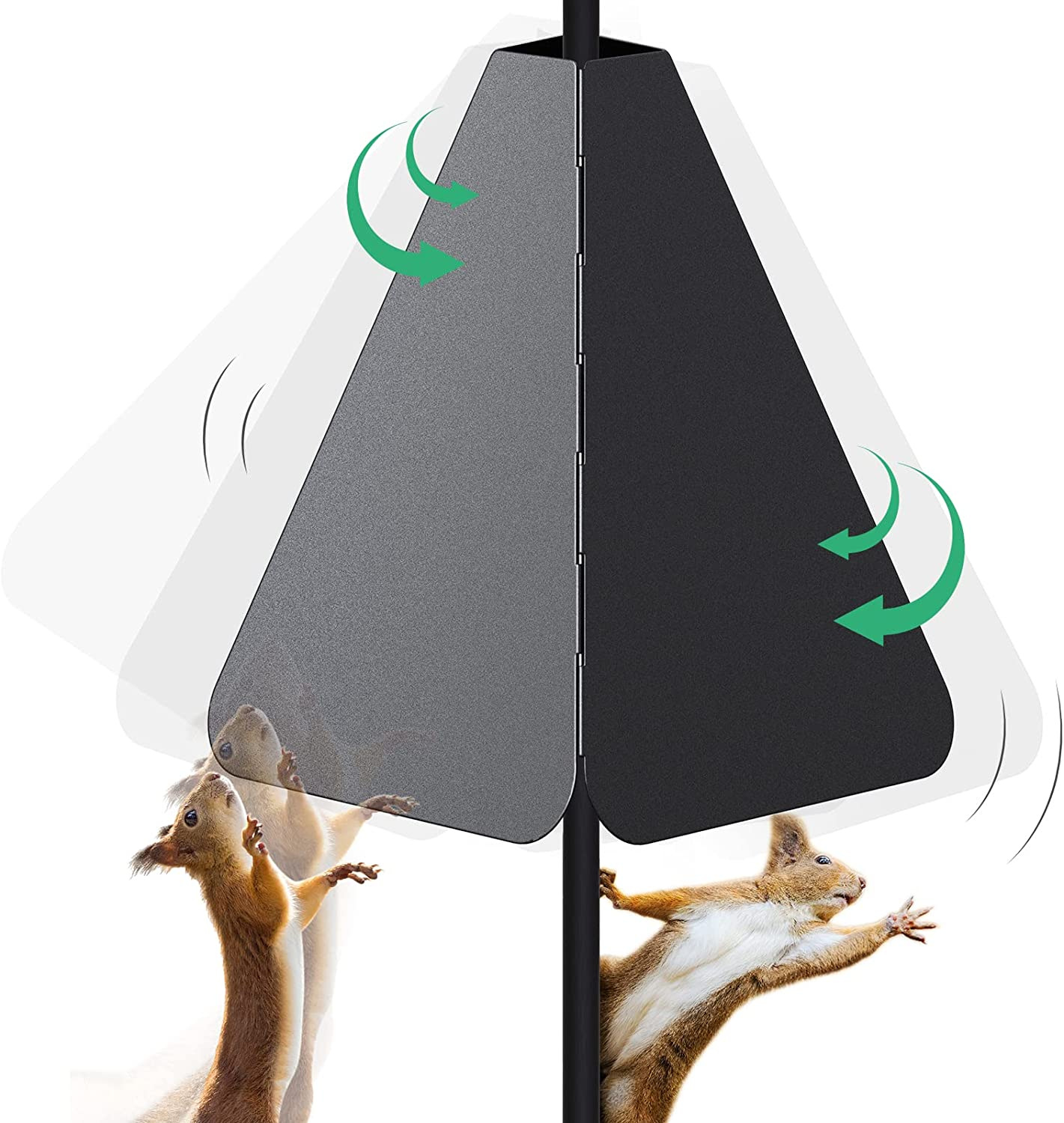 Squirrel Baffle with Dual Defense