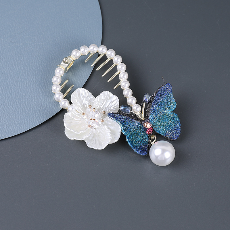 🌺Pearl Butterfly Hair Accessories