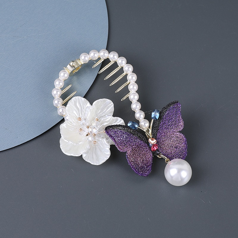 🌺Pearl Butterfly Hair Accessories