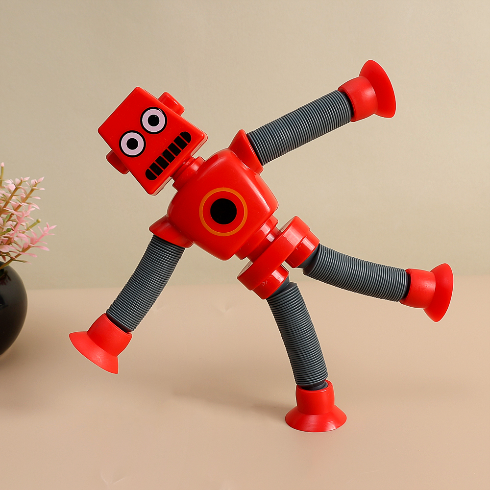 Suction Cup Pop Tube Robot