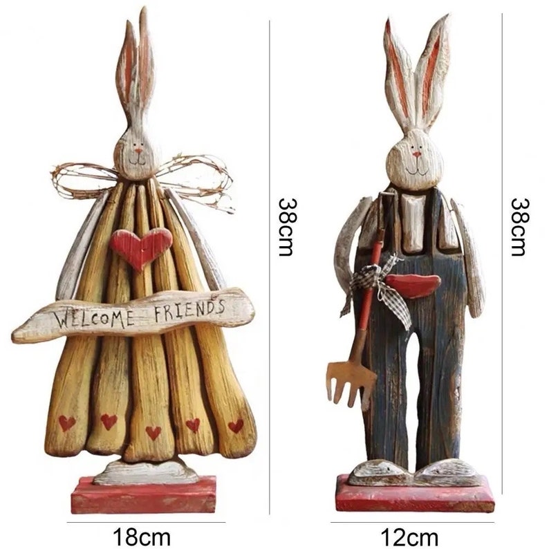 Symbol 2023 Garden Rabbit figurines