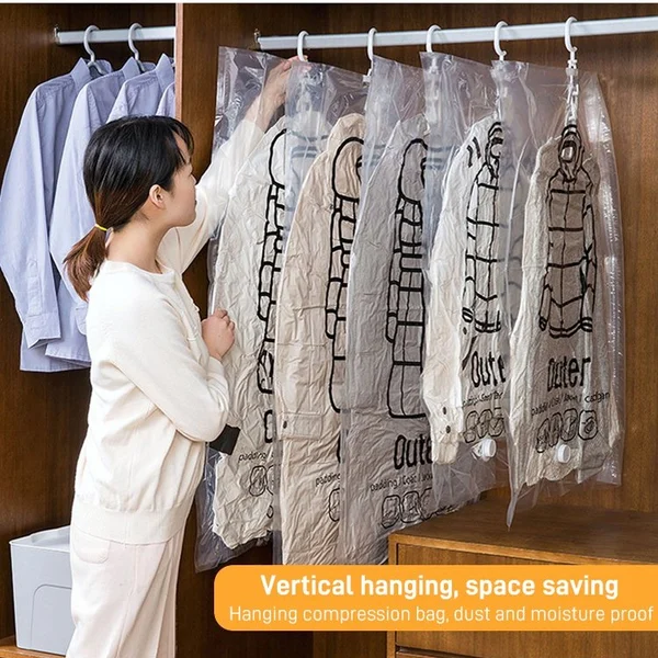  Hanging Vacuum Storage Bags 🔥 Buy 6 Get Extra 20% OFF & Free Shipping